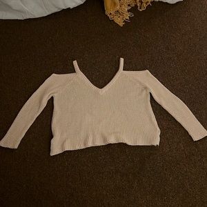 Off the shoulder knitted sweater. Size Medium. L.A Hearts from Pac Sun